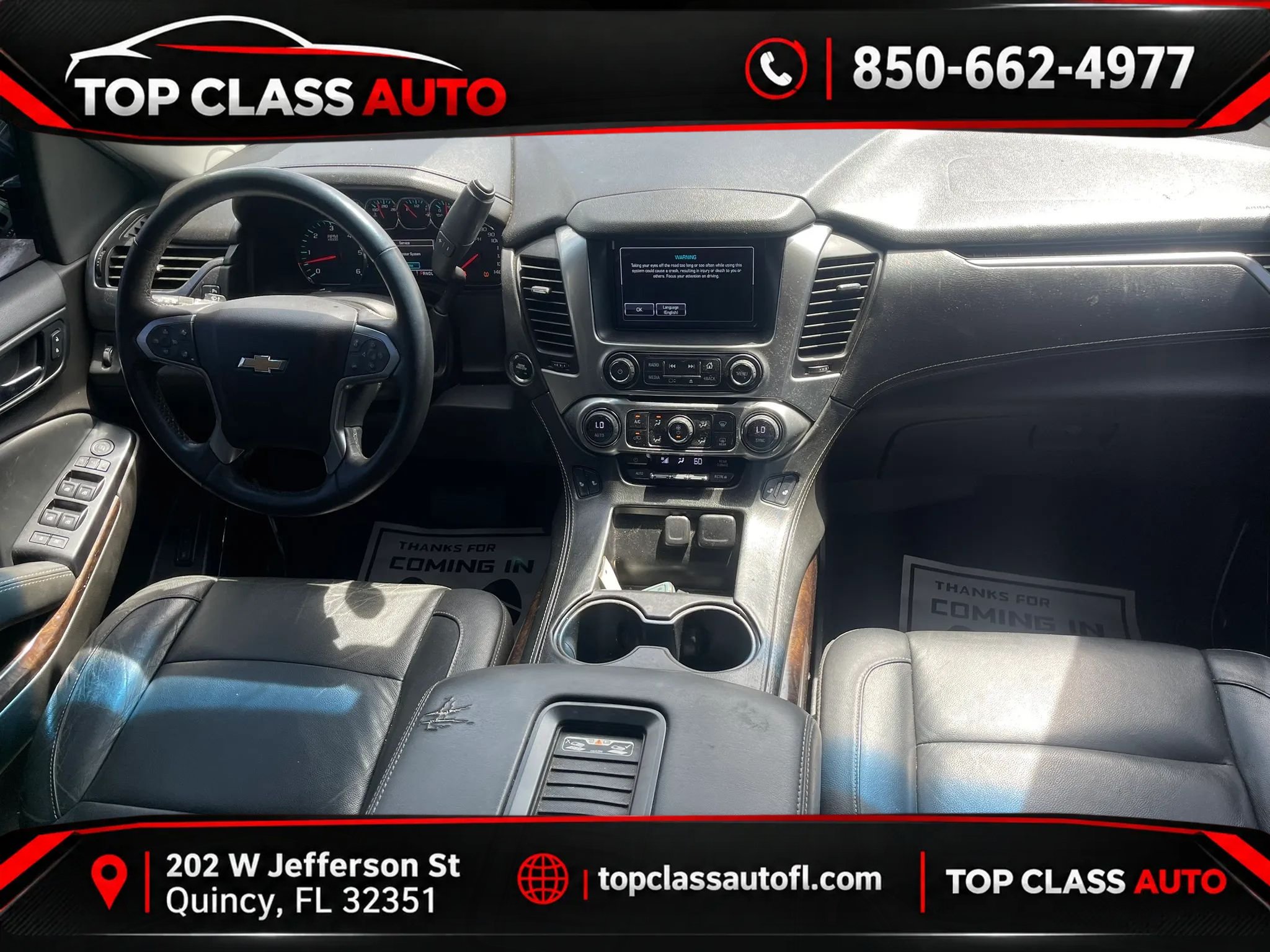Used 2017 Chevrolet Tahoe LT w/ Luxury Package RWD image 14
