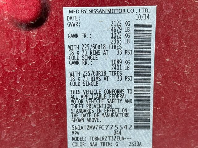 Used 2015 Nissan Rogue SL AWD/4WD image 17
