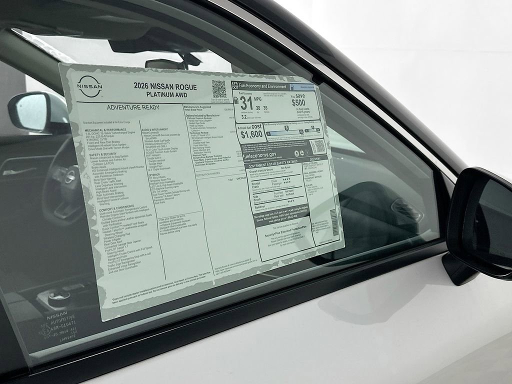 New 2026 Nissan Rogue Platinum w/ Tech Package image 13