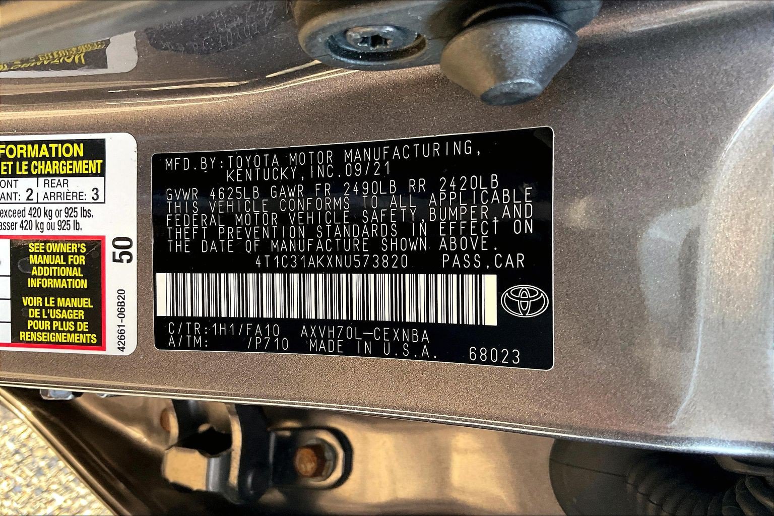 Used 2022 Toyota Camry LE FWD image 36