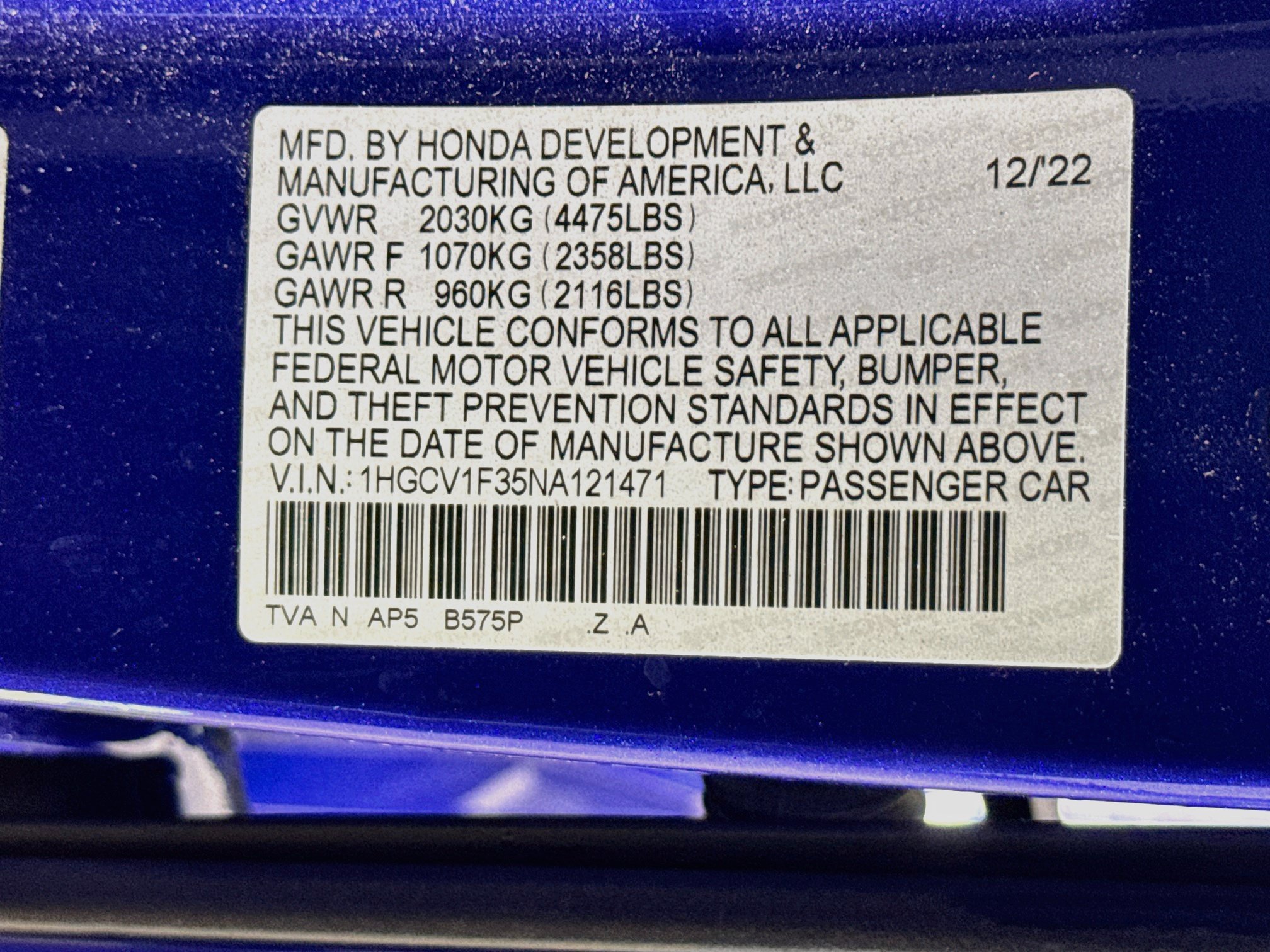 Certified 2022 Honda Accord Sport image 36