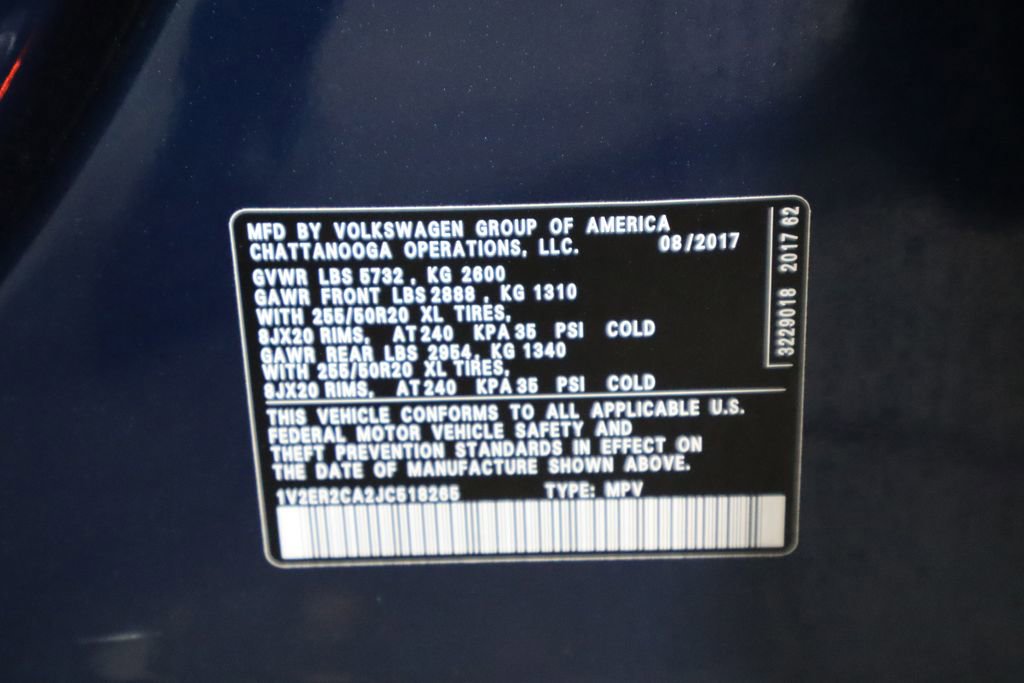Used 2018 Volkswagen Atlas SEL FWD image 43