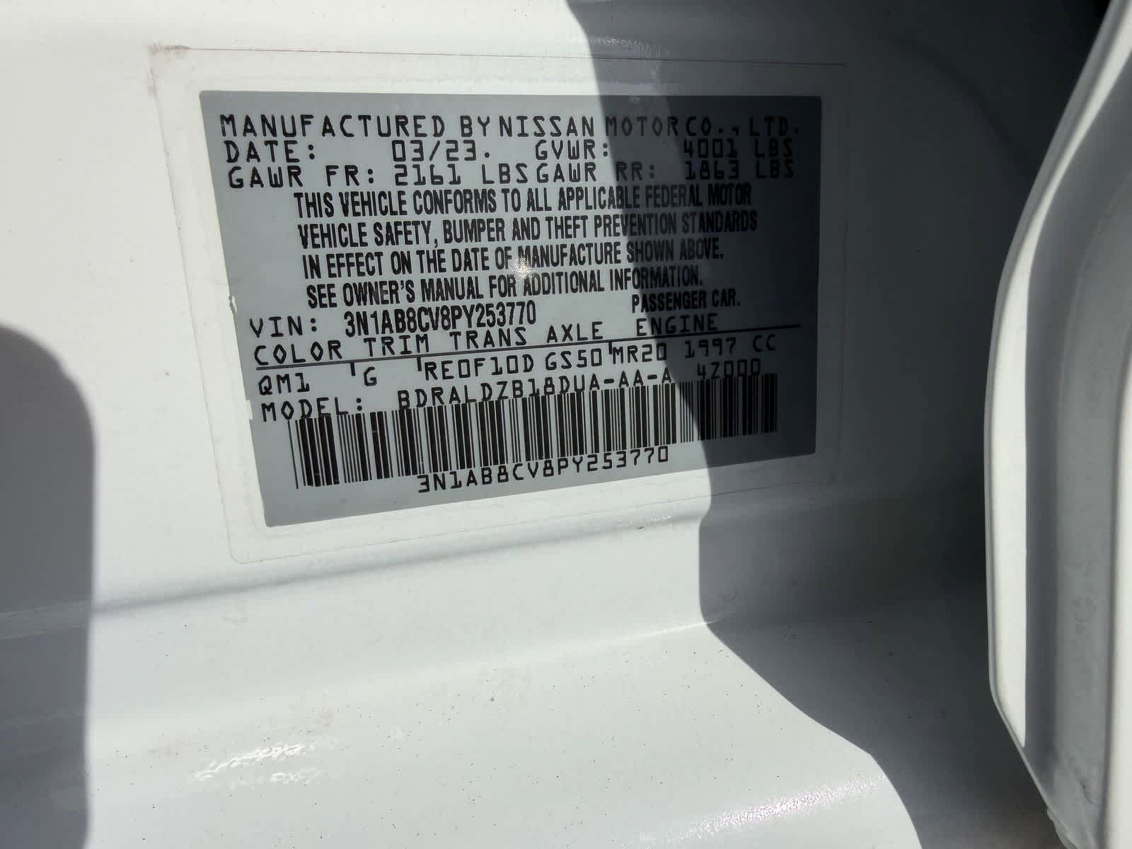 Used 2023 Nissan Sentra SV image 27