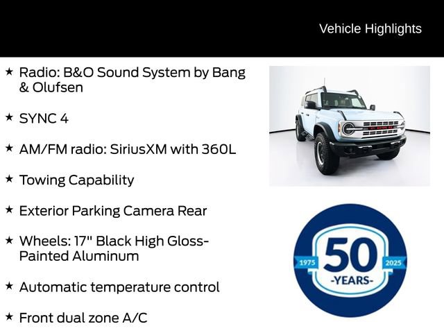 Certified 2023 Ford Bronco Heritage Edition AWD/4WD image 11