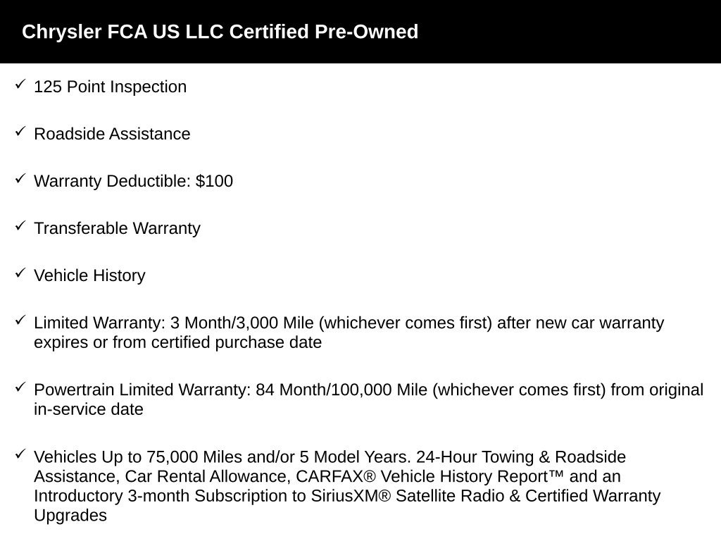 Certified 2025 Chrysler Pacifica Select FWD image 23