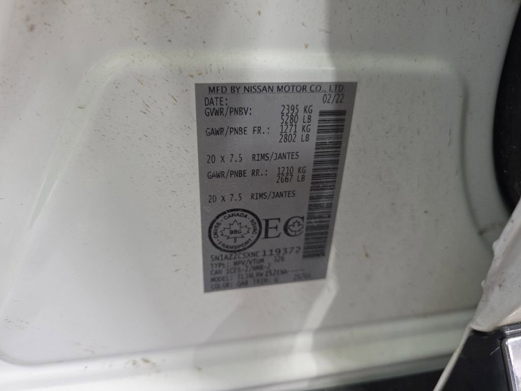 Used 2022 Nissan Murano SL AWD/4WD image 37