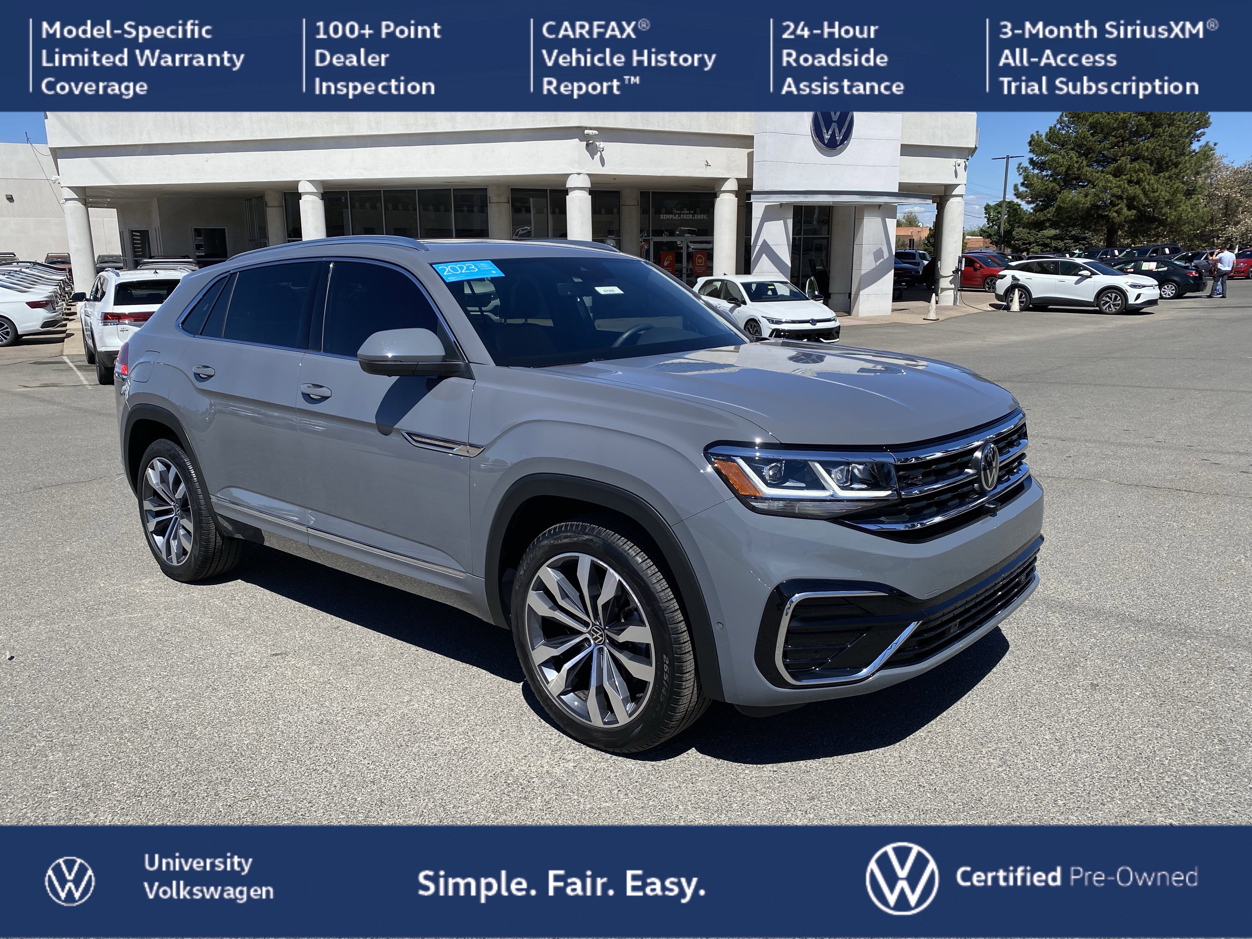 Certified 2023 Volkswagen Atlas Cross Sport SEL Premium R-Line AWD/4WD image 1