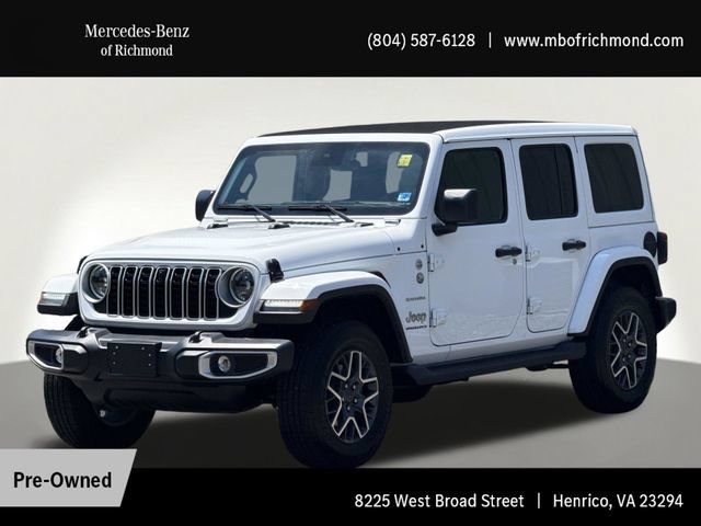 Used 2024 Jeep Wrangler Unlimited Sahara w/ Technology Group AWD/4WD image 1