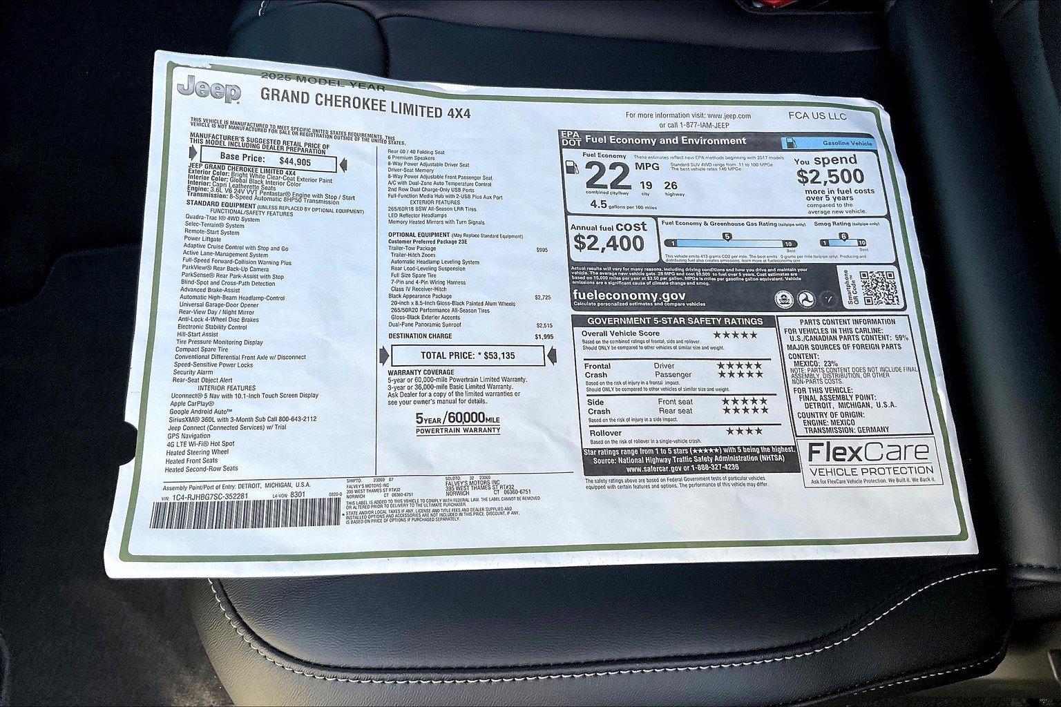 New 2025 Jeep Grand Cherokee Limited image 14