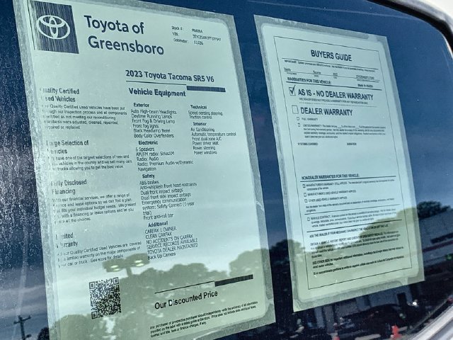 Used 2023 Toyota Tacoma SR5 w/ Technology Package AWD/4WD image 46