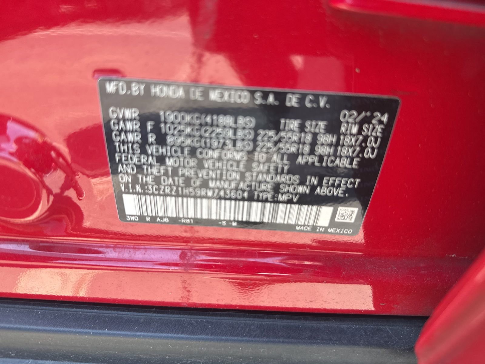 Used 2024 Honda HR-V Sport image 15