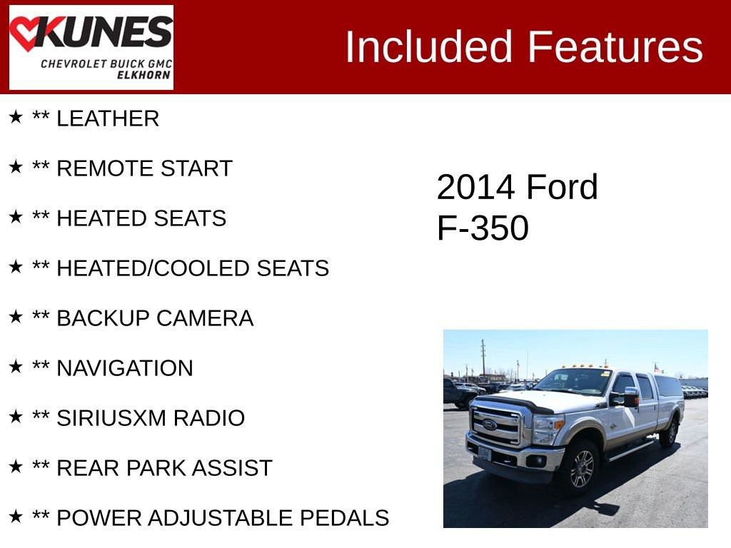 Used 2014 Ford F350 Lariat w/ Chrome Package AWD/4WD video 2