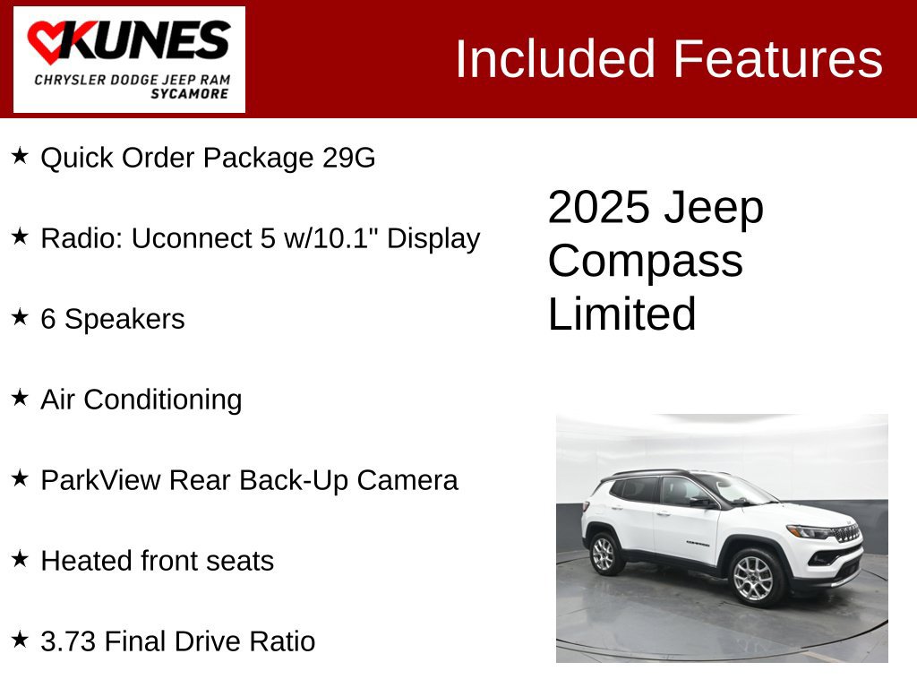 Used 2025 Jeep Compass Limited AWD/4WD image 3