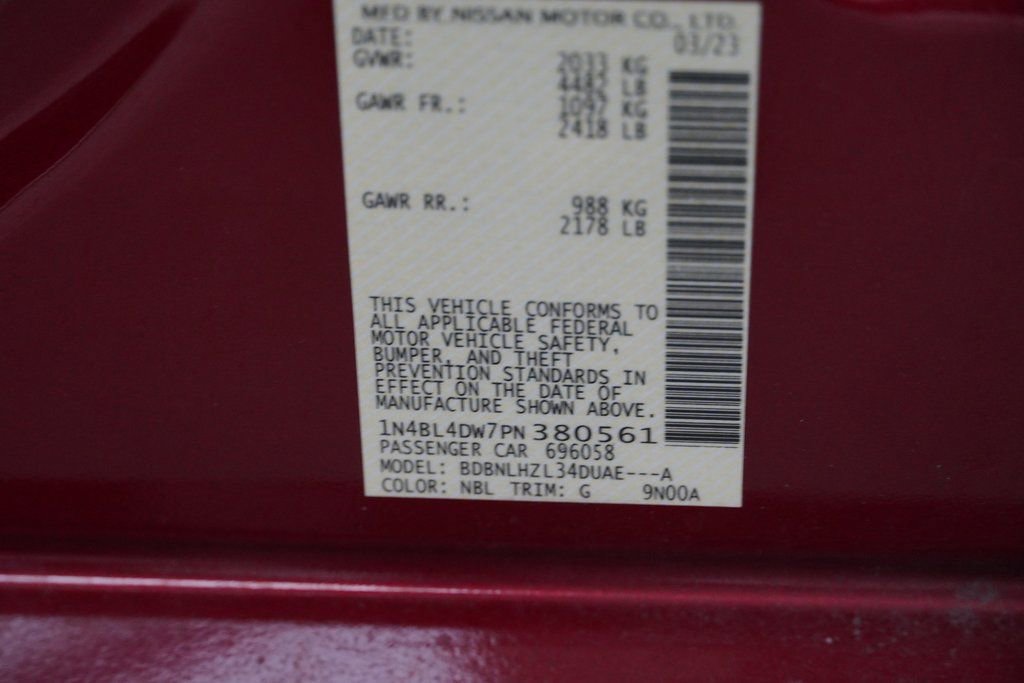 Used 2023 Nissan Altima 2.5 SV w/ SV Premium Package image 55