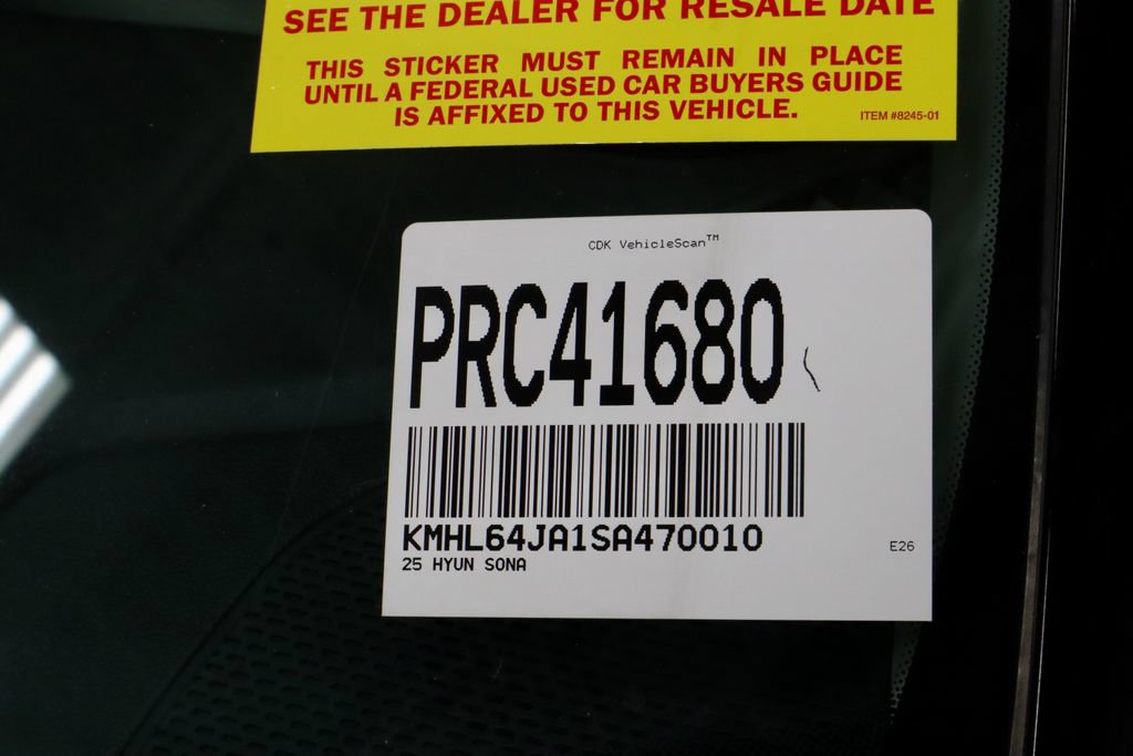Certified 2025 Hyundai Sonata SEL FWD image 34