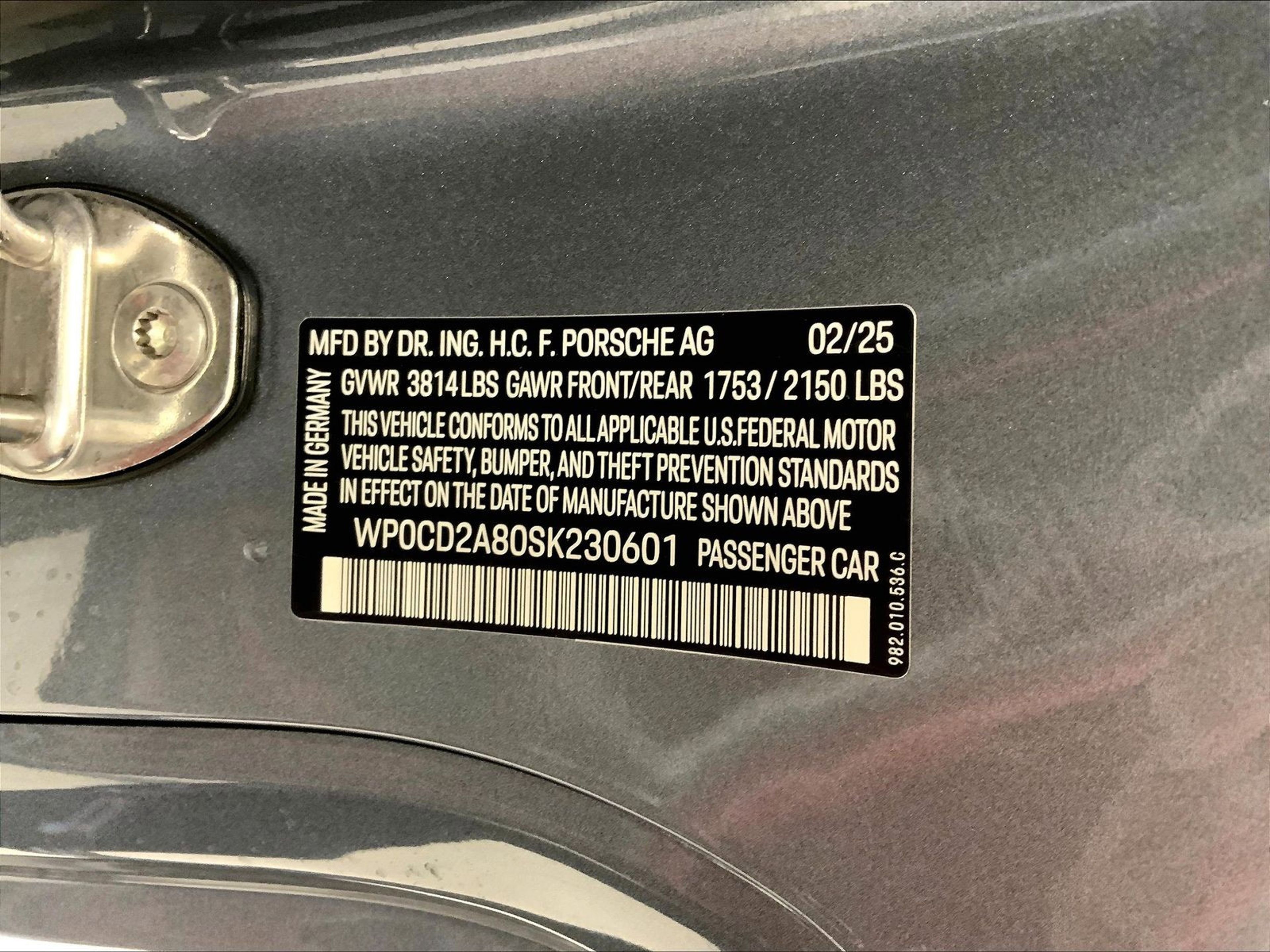 Used 2025 Porsche 718 Boxster GTS RWD image 28
