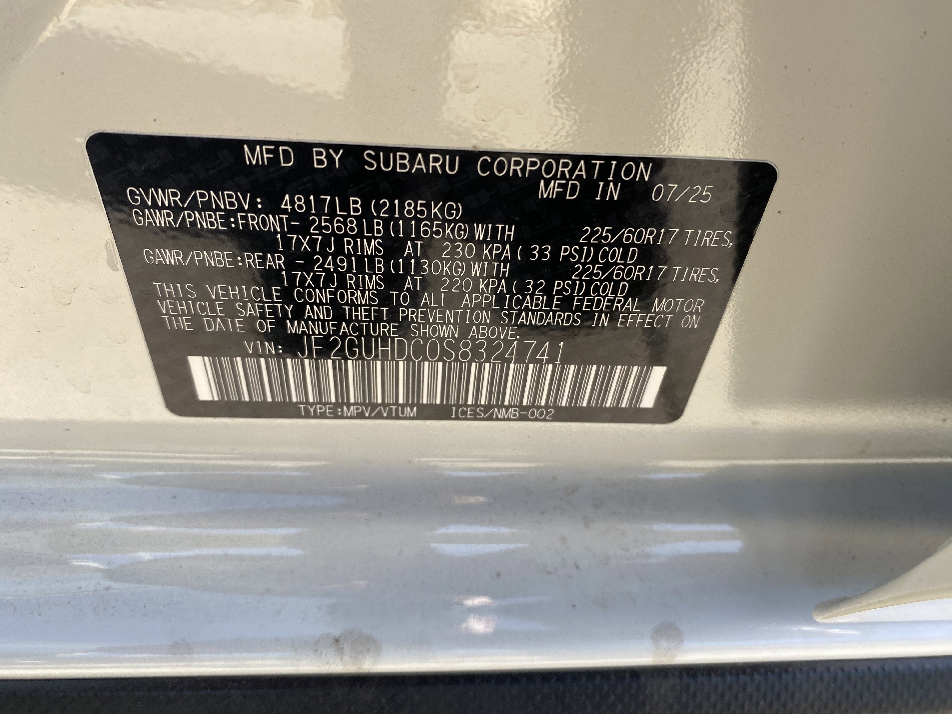 New 2025 Subaru Crosstrek 2.5i Premium image 27