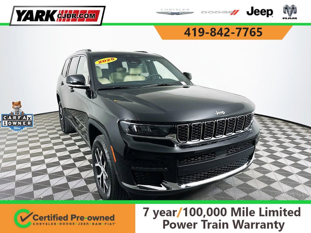 Certified 2025 Jeep Grand Cherokee L Limited 360° Tour