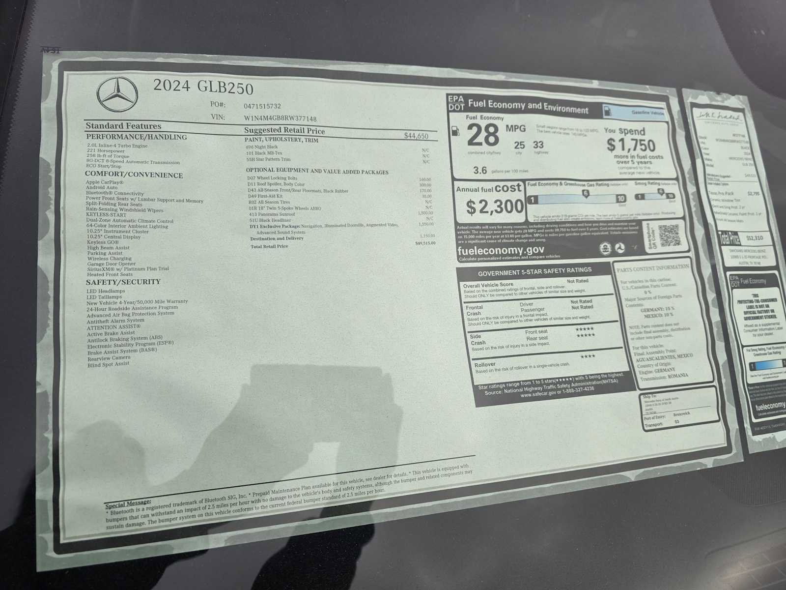 Used 2024 Mercedes-Benz GLB 250 image 10