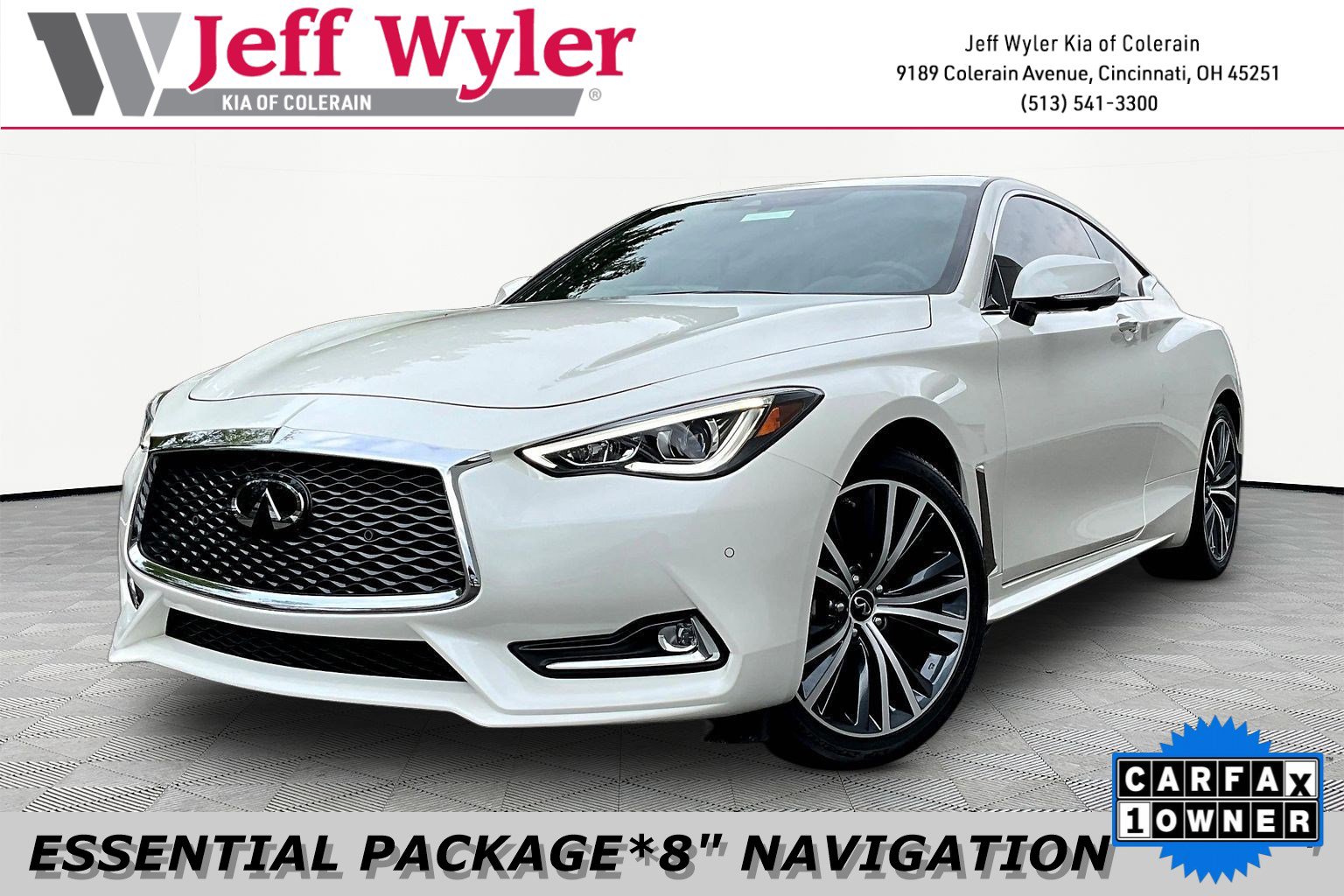 Used 2022 INFINITI Q60 3.0t Luxe w/ Essential Package image 1