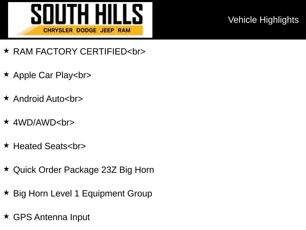 Certified 2022 RAM 1500 Big Horn image 3