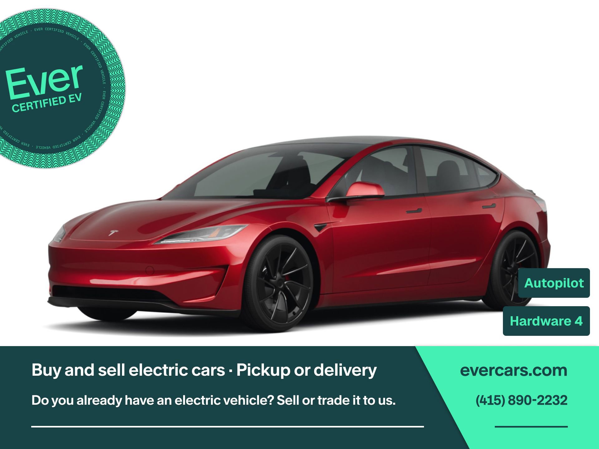 Used 2025 Tesla Model 3 Performance AWD/4WD image 1