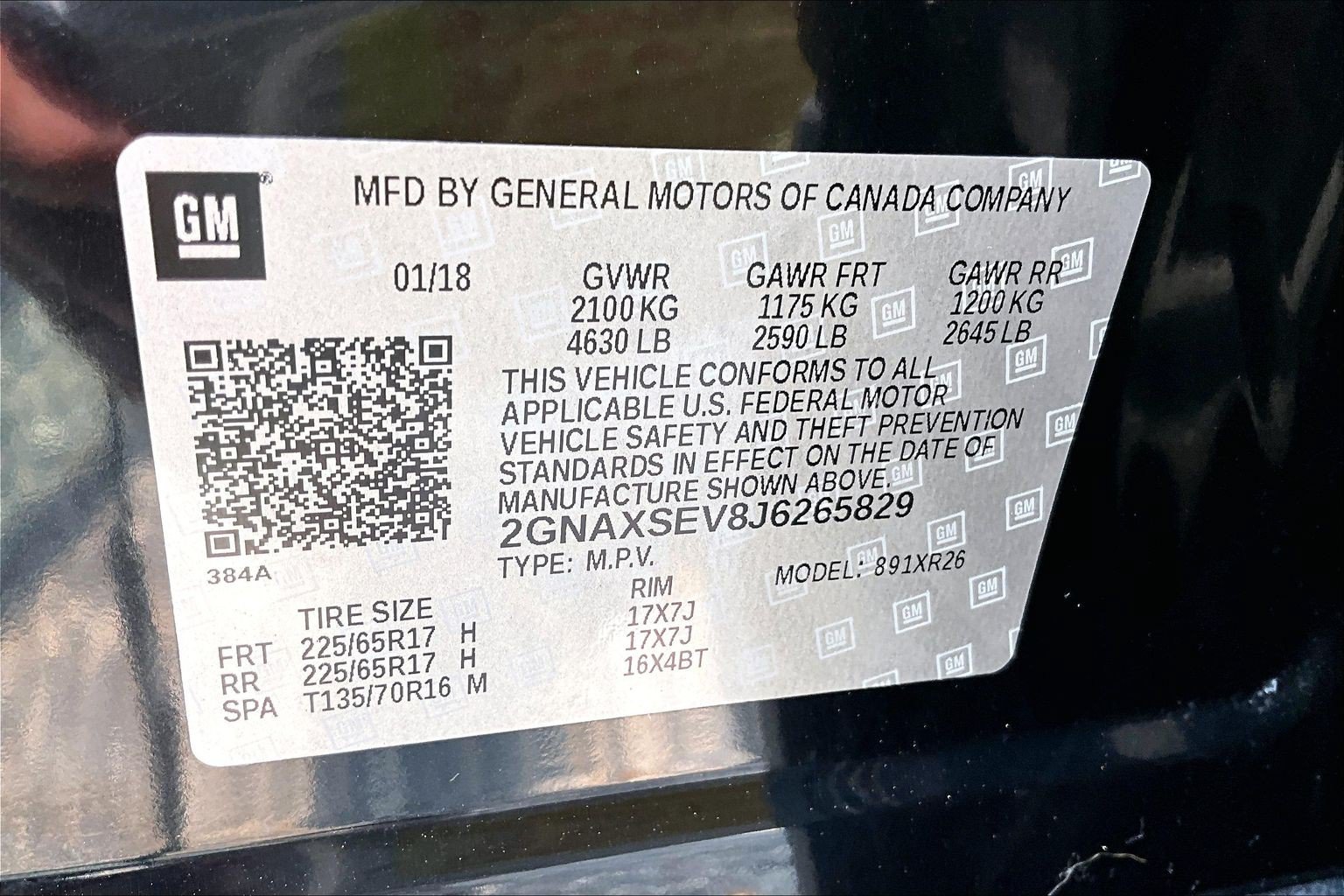 Used 2018 Chevrolet Equinox LT AWD/4WD image 34