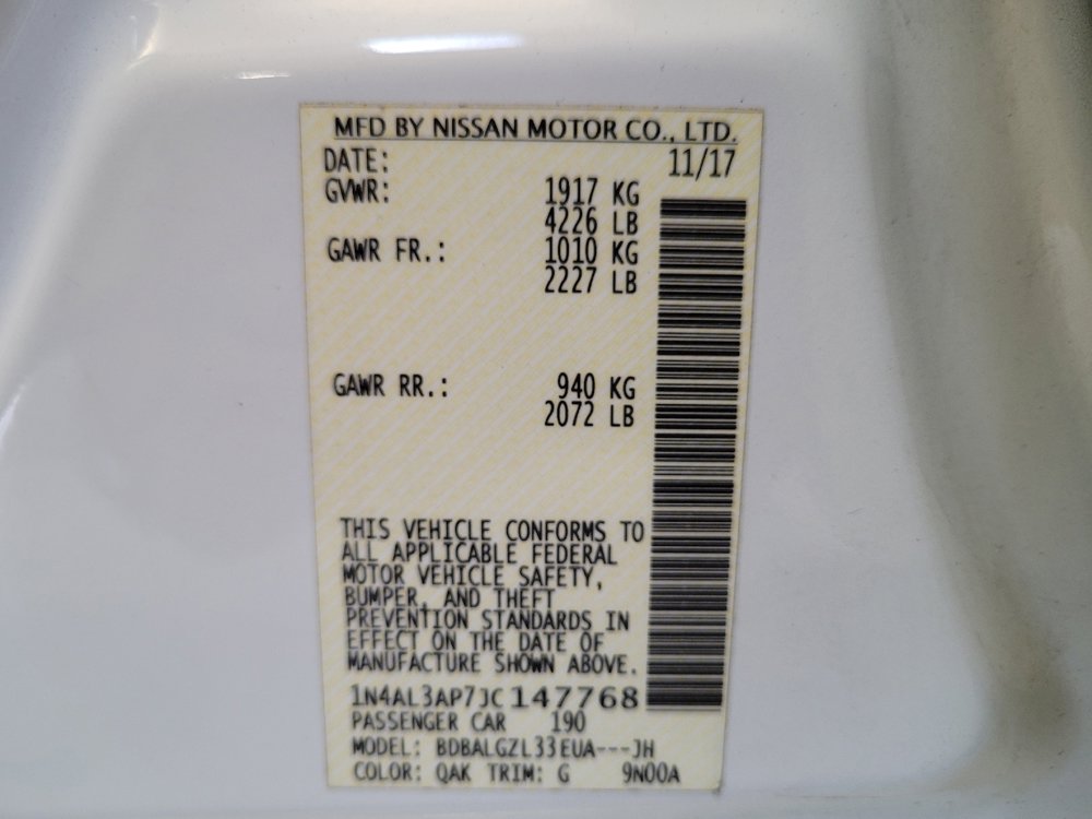 Used 2018 Nissan Altima 2.5 S w/ S Convenience Package image 33