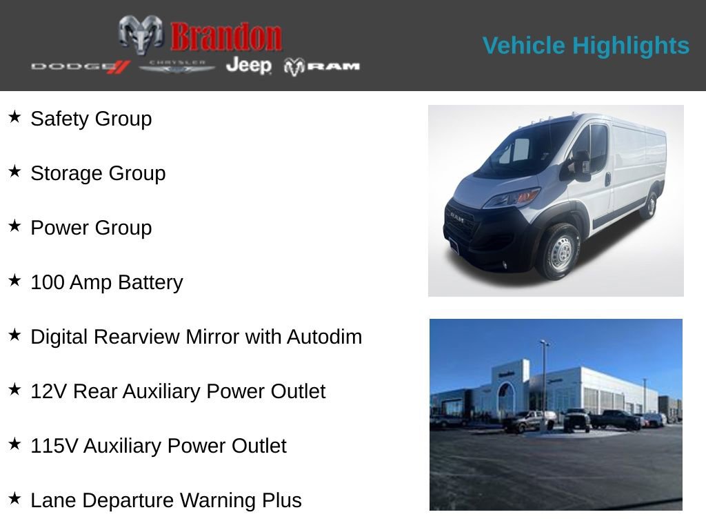 New 2026 RAM ProMaster 2500 w/ Safety Group image 2