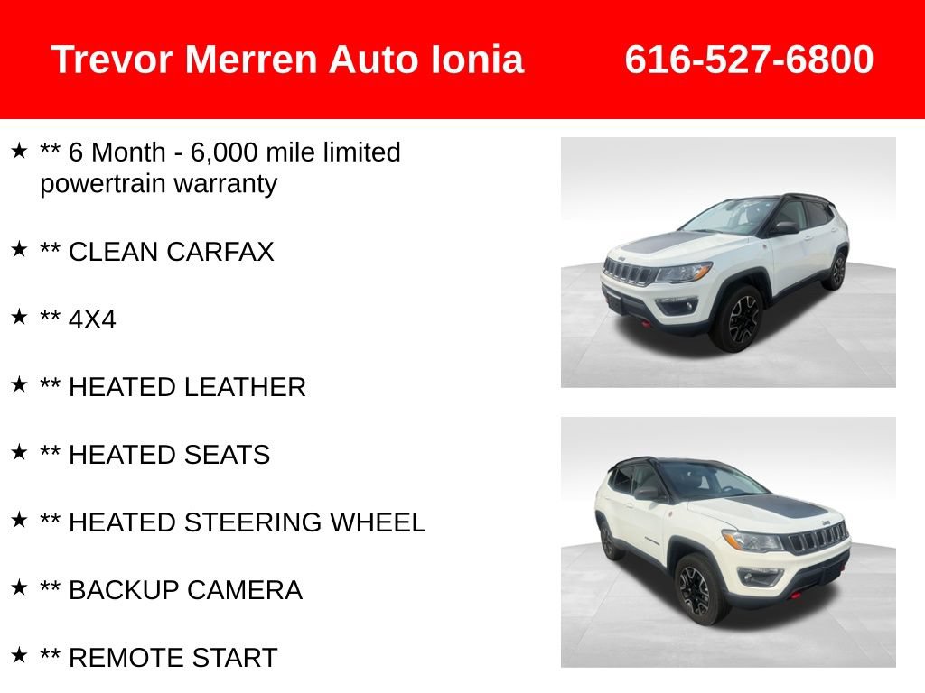 Used 2021 Jeep Compass Trailhawk AWD/4WD image 7