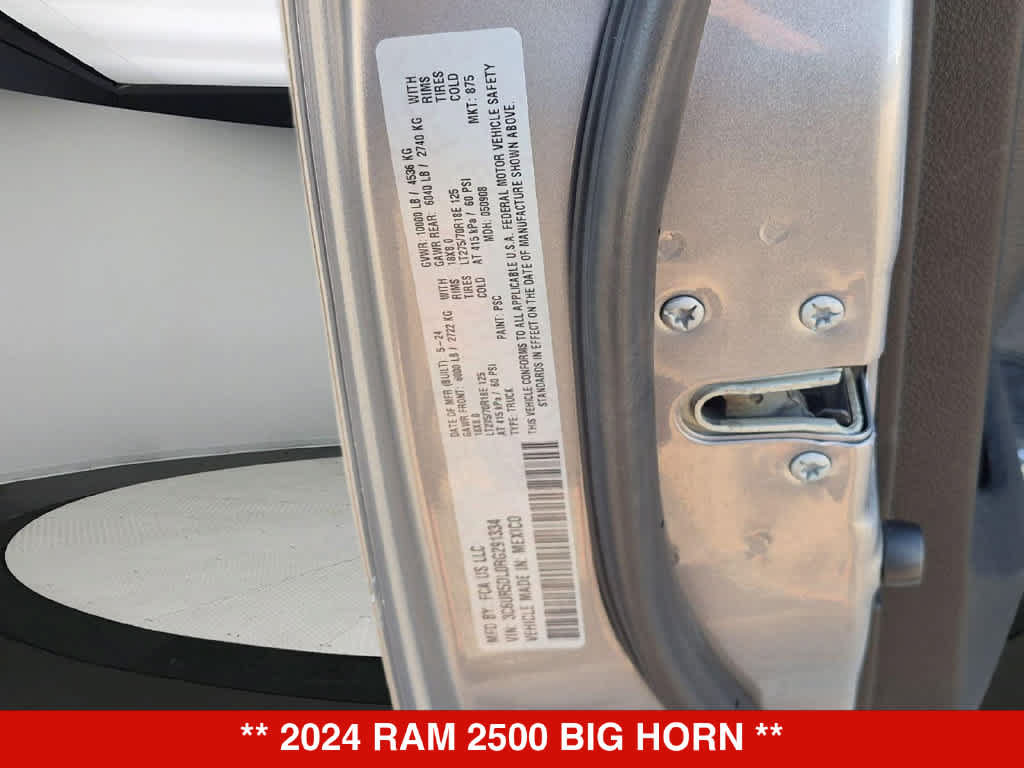Certified 2024 RAM 2500 Big Horn AWD/4WD image 35
