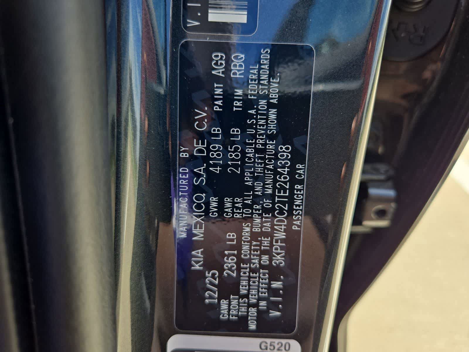 Certified 2026 Kia K4 GT-Line Turbo FWD image 36