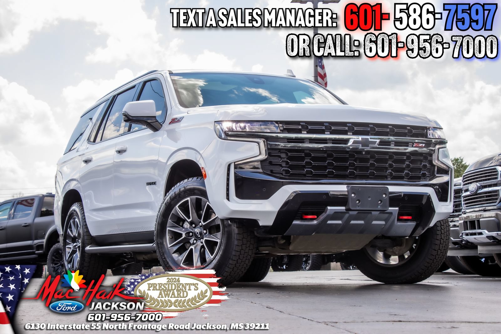 Used 2021 Chevrolet Tahoe Z71 w/ Luxury Package AWD/4WD image 1