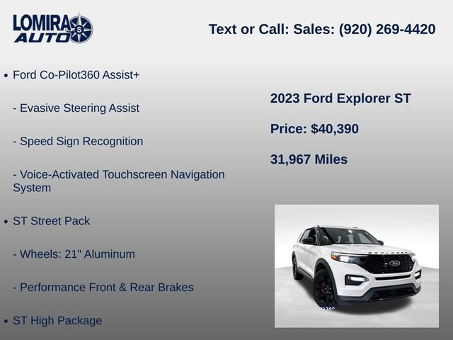 Used 2023 Ford Explorer ST w/ Technology Package AWD/4WD image 14