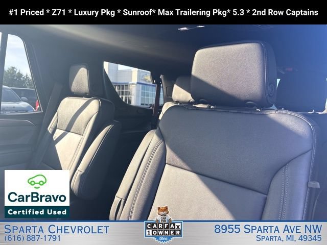 Certified 2024 Chevrolet Tahoe Z71 w/ Luxury Package AWD/4WD image 19