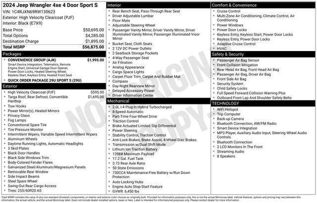 Used 2024 Jeep Wrangler Unlimited w/ Convenience Group image 34