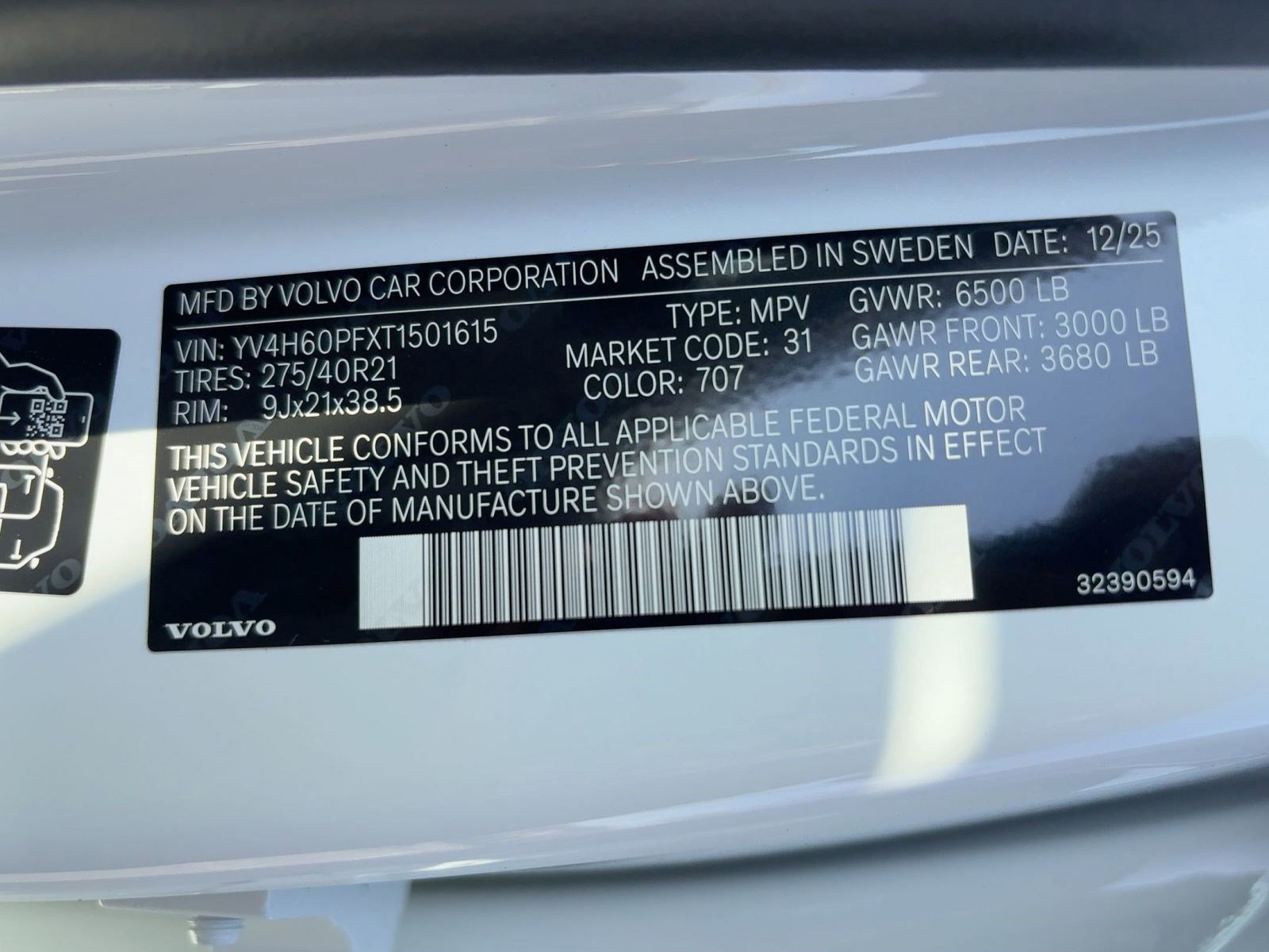 New 2026 Volvo XC90 T8 Ultra w/ Protection Package Premier image 18