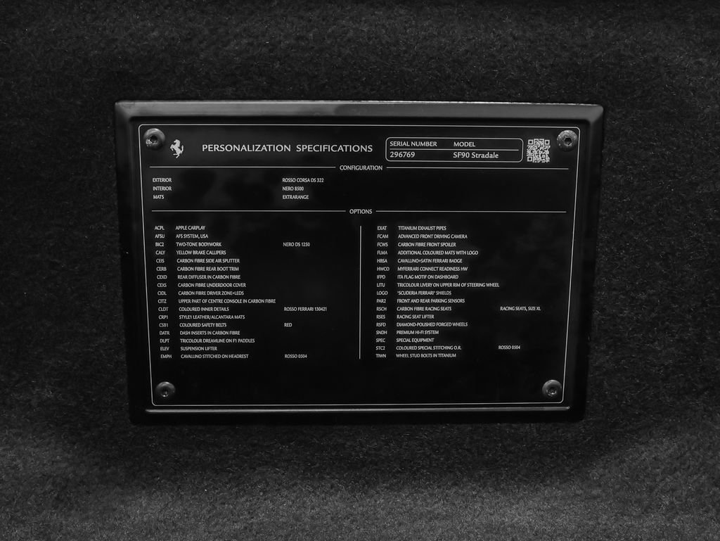 Certified 2023 Ferrari SF90 Stradale AWD/4WD image 16