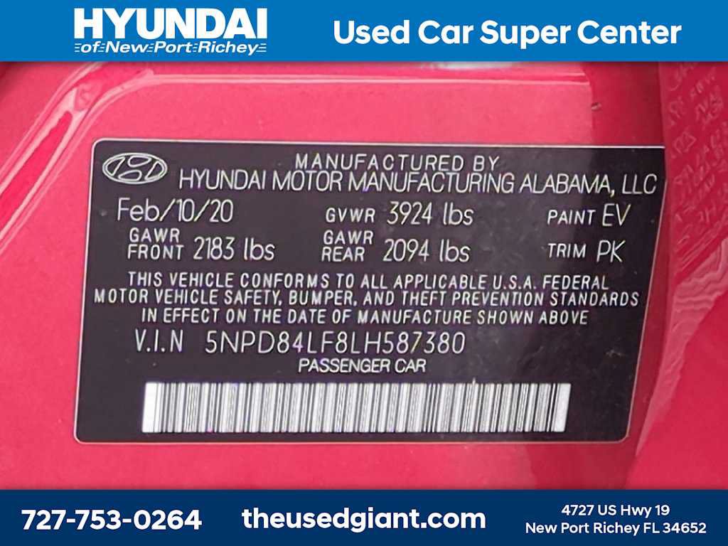 Used 2020 Hyundai Elantra SEL FWD image 28