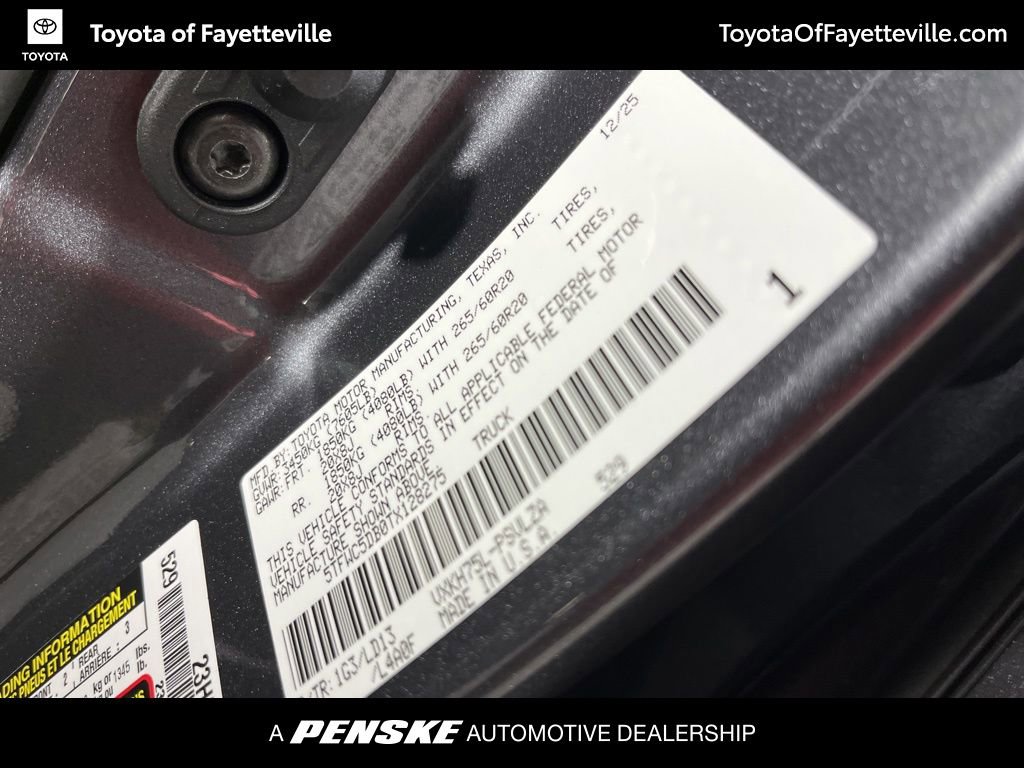 New 2026 Toyota Tundra Limited image 25