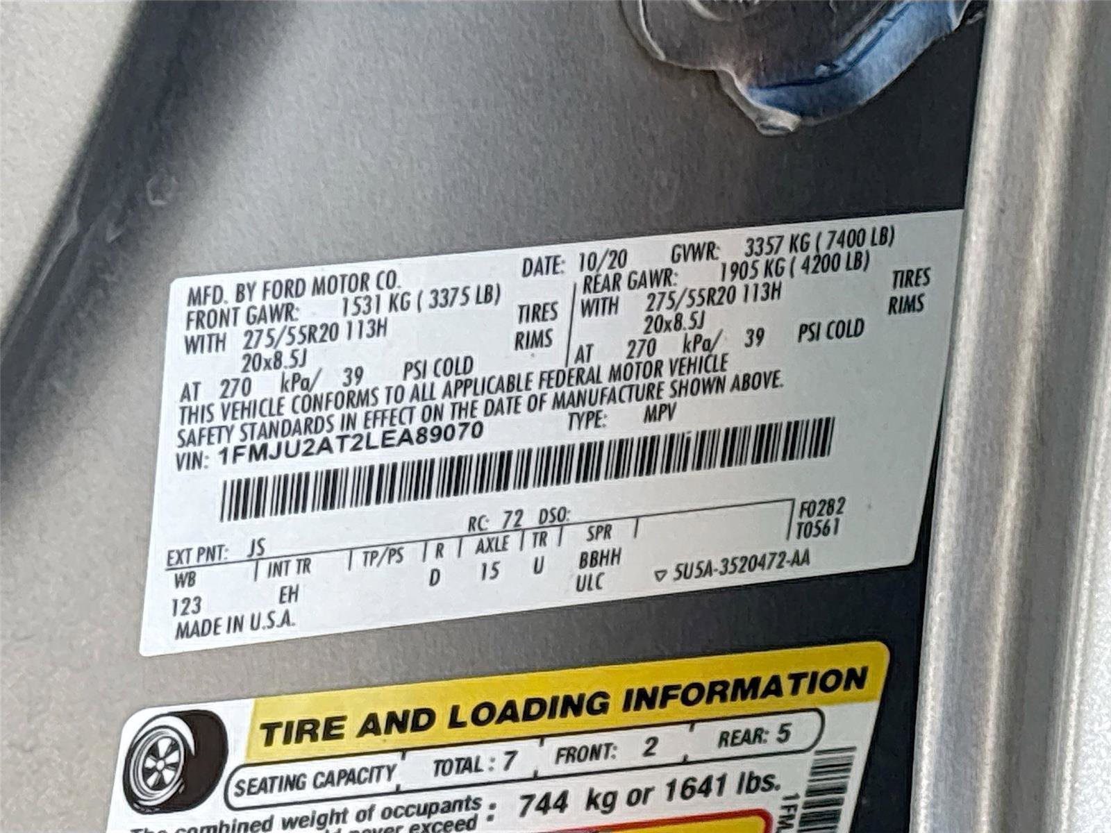 Used 2020 Ford Expedition Limited image 38