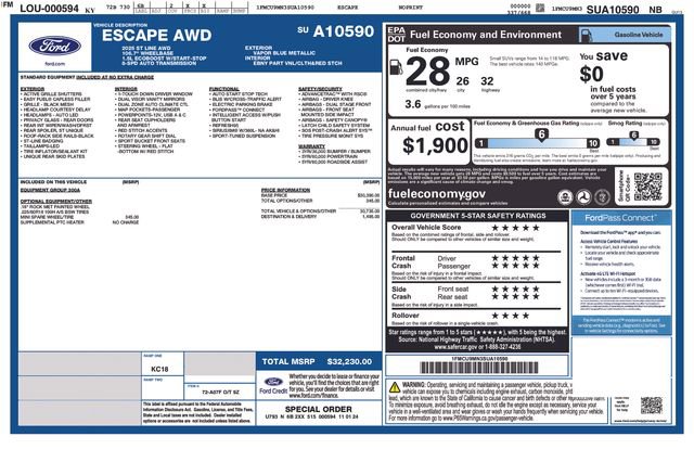 Used 2025 Ford Escape ST-Line image 5