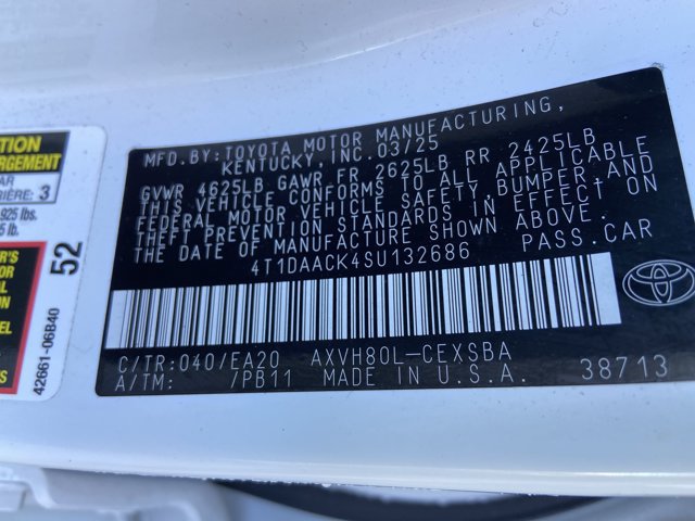 Used 2025 Toyota Camry SE FWD image 33