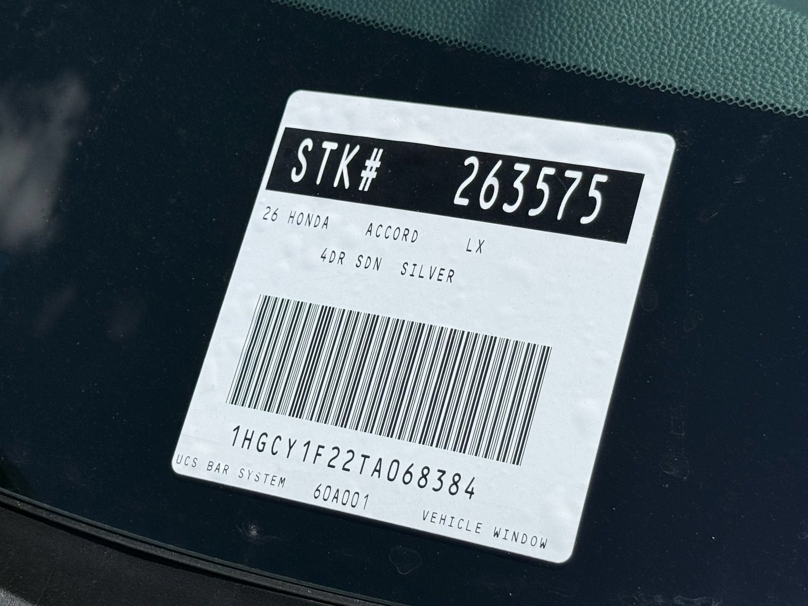New 2026 Honda Accord LX image 31