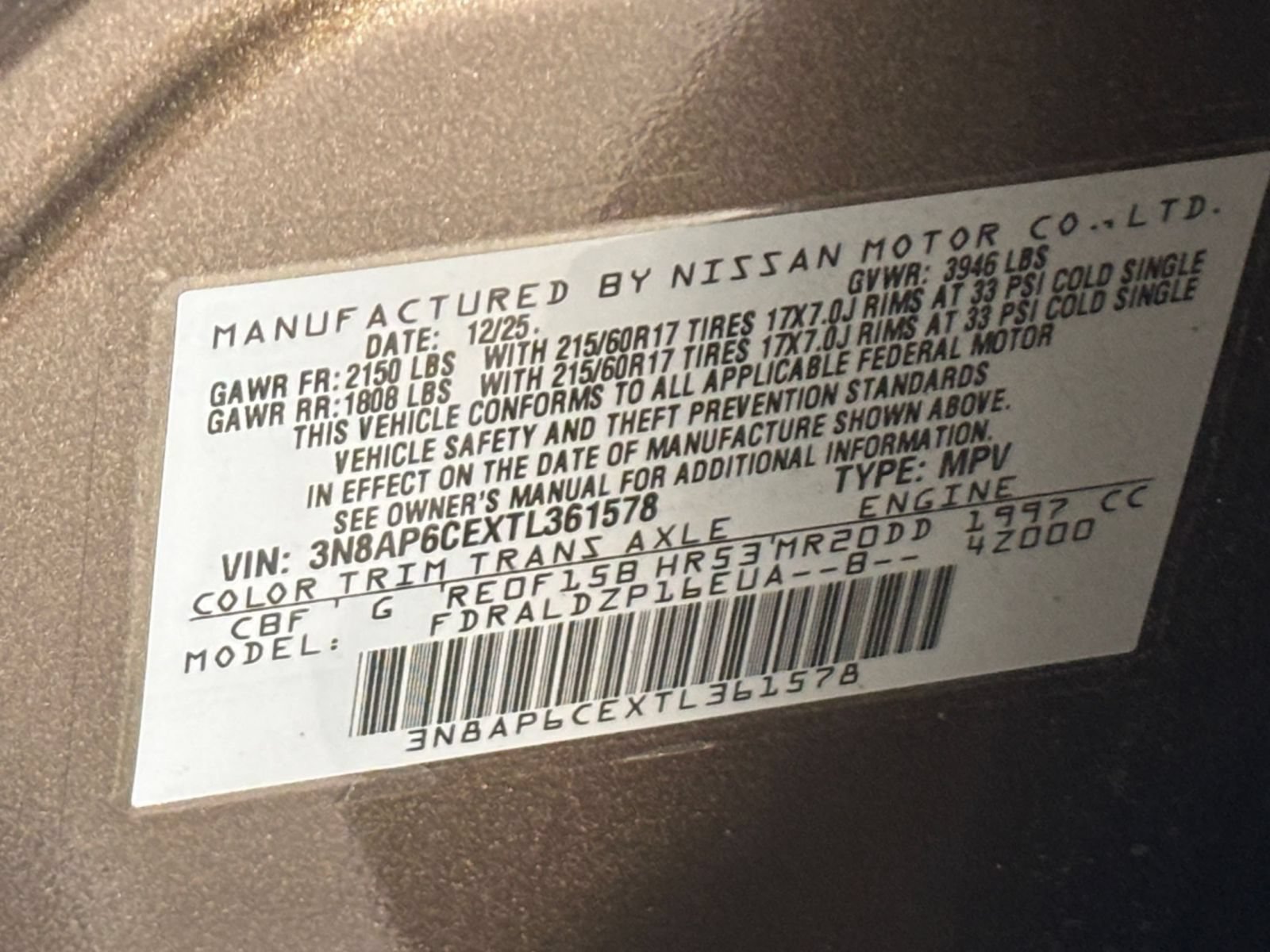 Used 2026 Nissan Kicks SV w/ Cold Weather Package FWD image 28