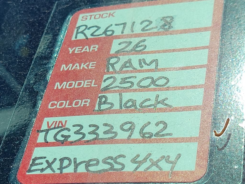 New 2026 RAM 2500 Tradesman AWD/4WD image 25