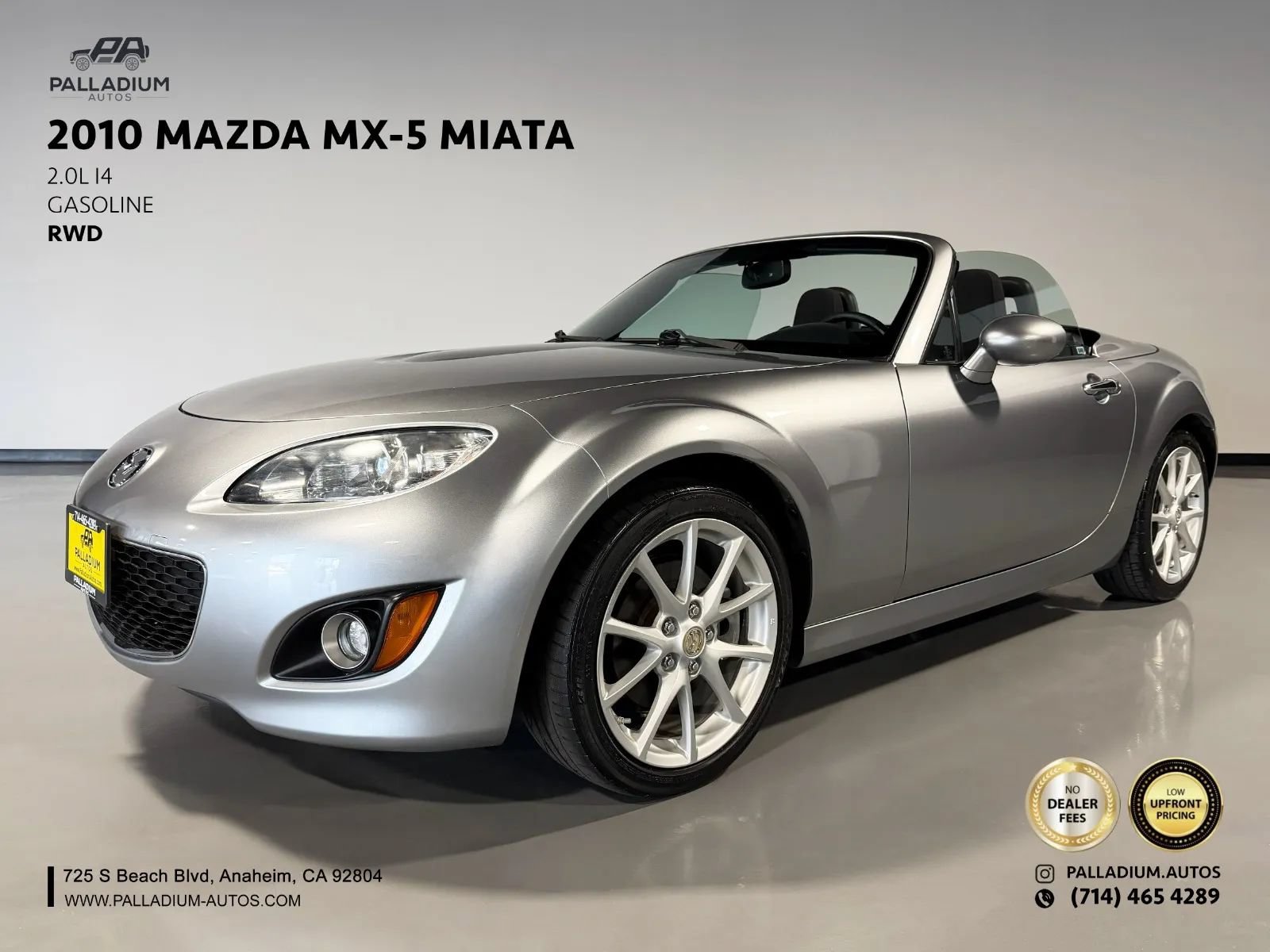 Used 2010 MAZDA MX-5 Miata Touring w/ Suspension Pkg RWD image 1