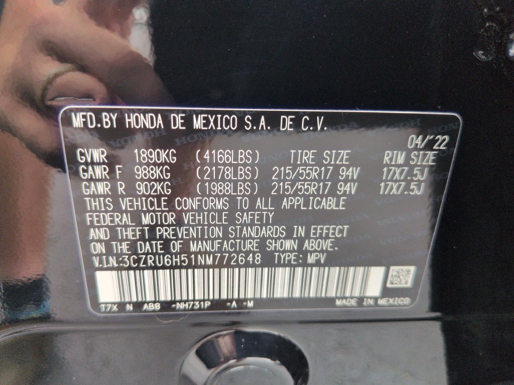 Used 2022 Honda HR-V EX image 29
