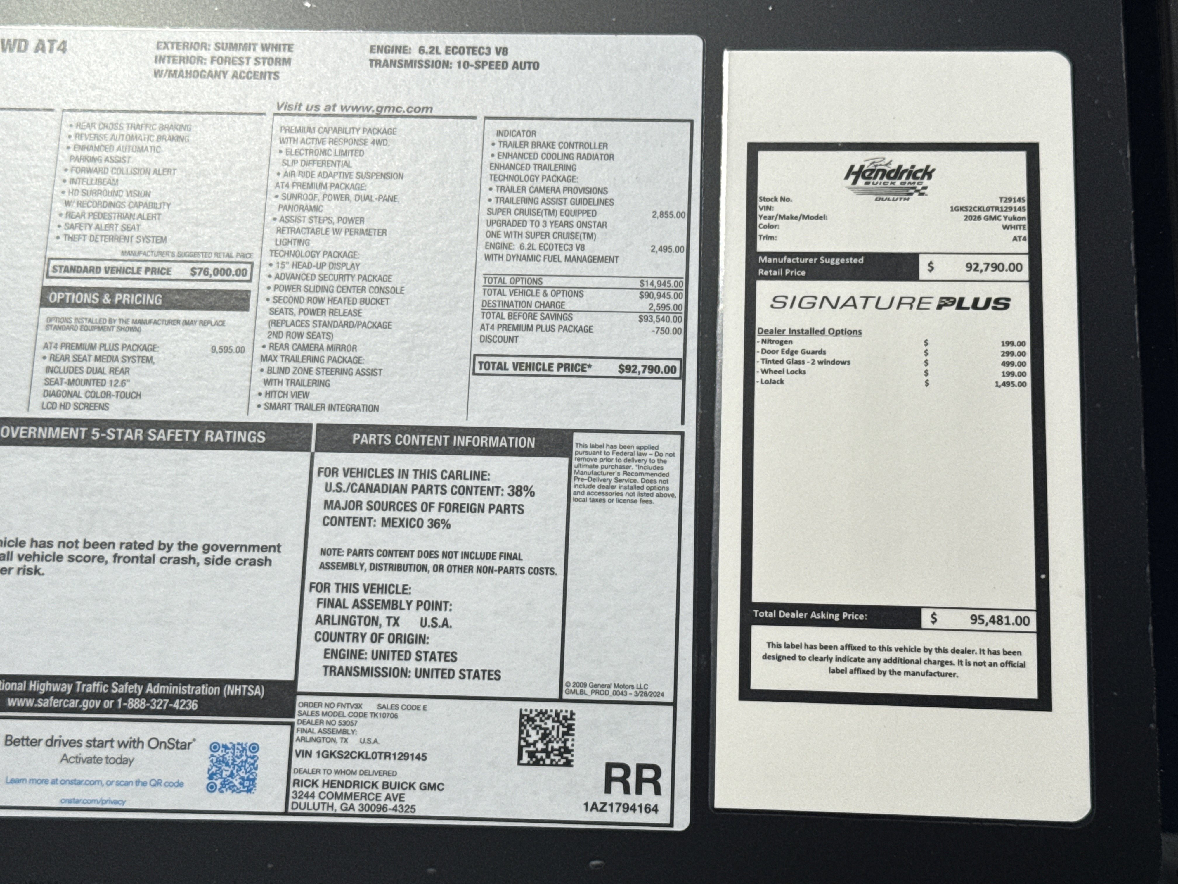 New 2026 GMC Yukon AT4 w/ AT4 Premium Plus Package image 43