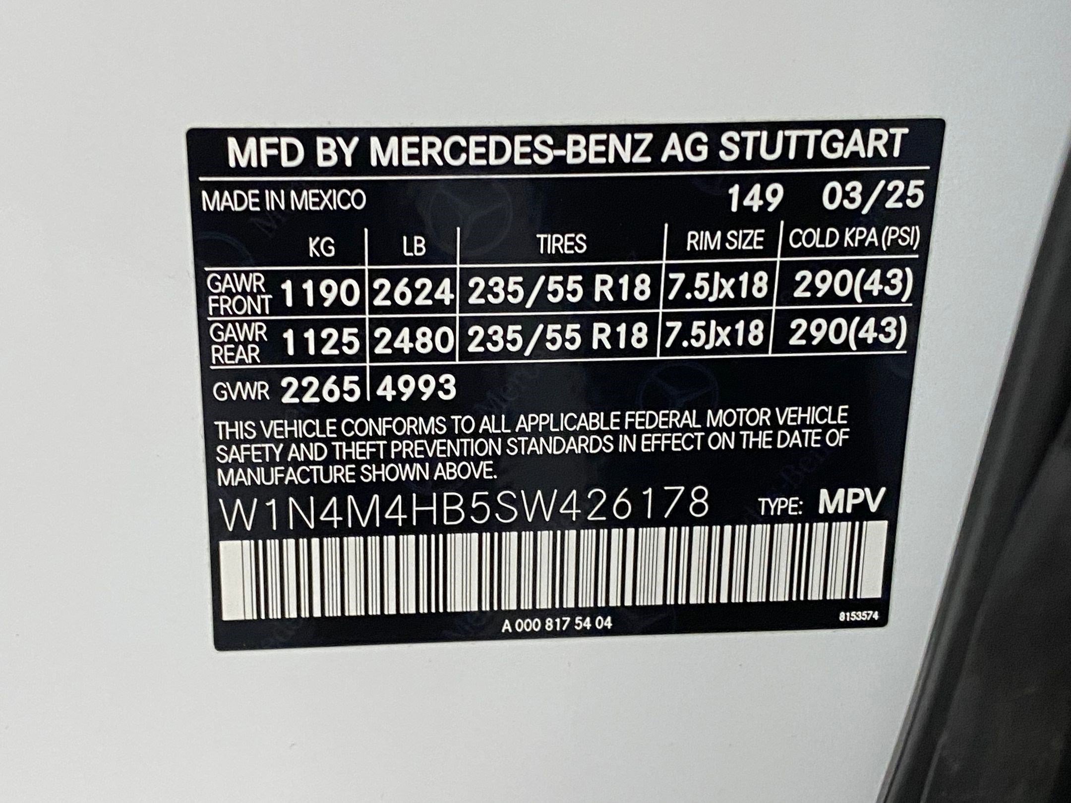 New 2025 Mercedes-Benz GLB 250 4MATIC image 20
